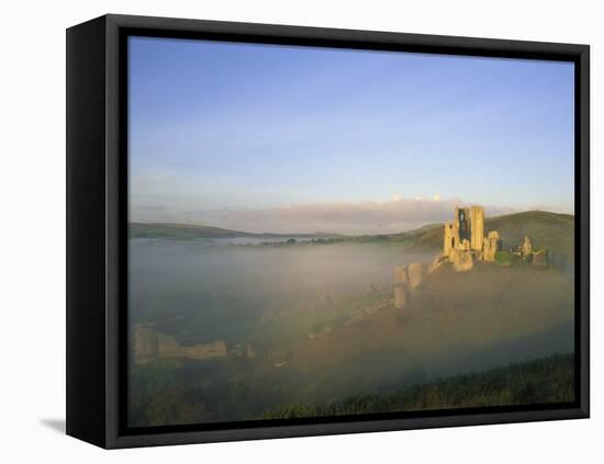 Corfe Castle, Dorset, England-Steve Vidler-Framed Premier Image Canvas