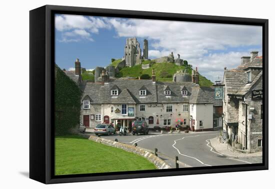 Corfe Castle, Dorset-Peter Thompson-Framed Premier Image Canvas