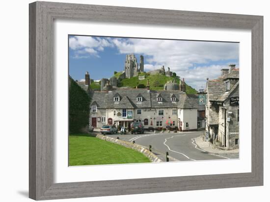 Corfe Castle, Dorset-Peter Thompson-Framed Photographic Print