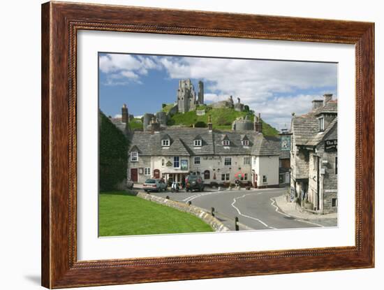 Corfe Castle, Dorset-Peter Thompson-Framed Photographic Print