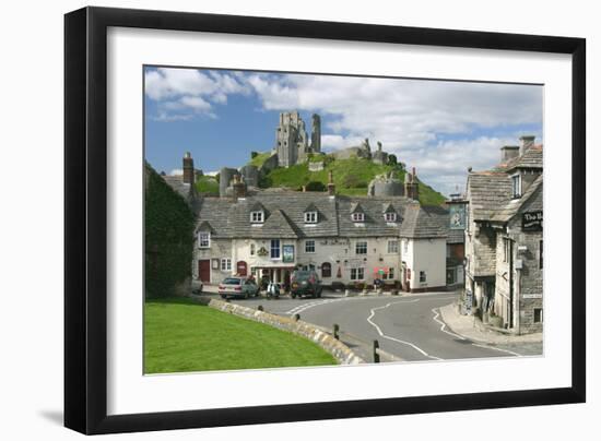 Corfe Castle, Dorset-Peter Thompson-Framed Photographic Print