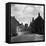 Corfe Castle Village-Staff-Framed Premier Image Canvas