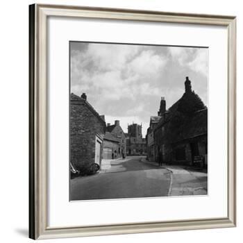 Corfe Castle Village-Staff-Framed Photographic Print