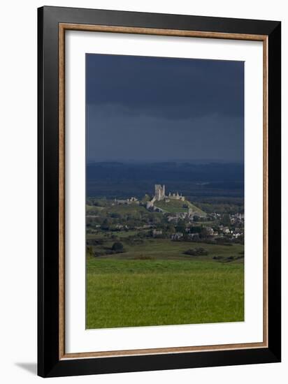 Corfe Castle-Charles Bowman-Framed Photographic Print