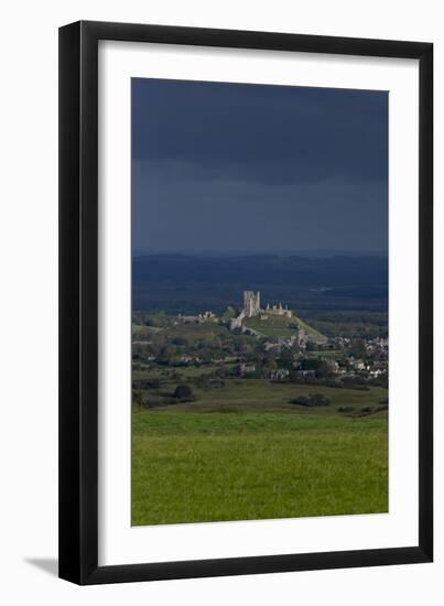 Corfe Castle-Charles Bowman-Framed Photographic Print