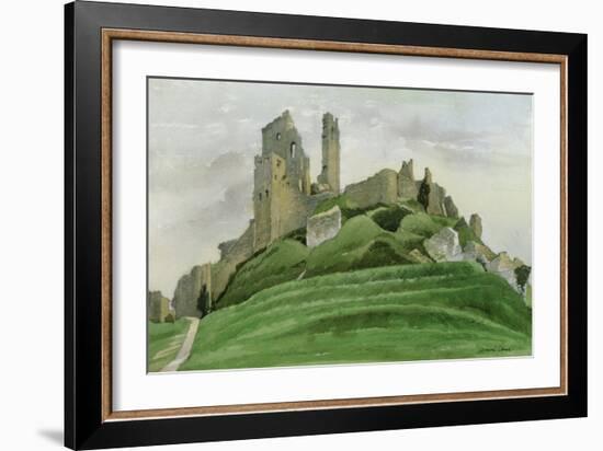 Corfe Castle-Osmund Caine-Framed Giclee Print