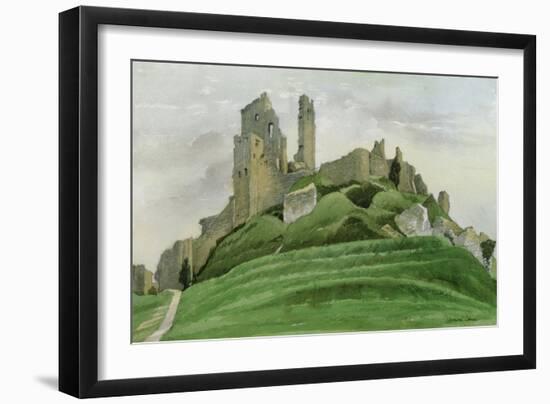 Corfe Castle-Osmund Caine-Framed Giclee Print