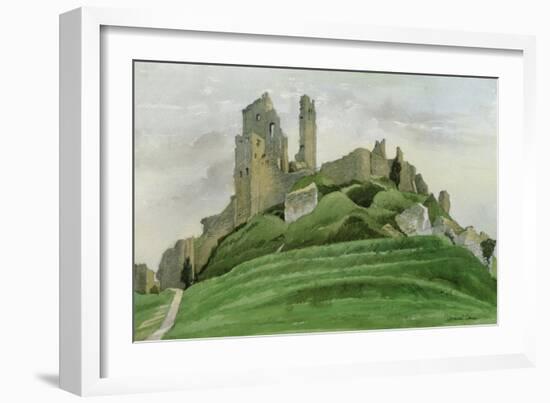 Corfe Castle-Osmund Caine-Framed Giclee Print