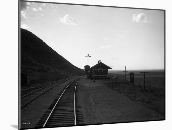 Corfu Station, CM&PS Ry., 1911-Asahel Curtis-Mounted Giclee Print