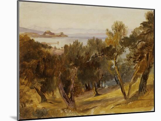 Corfu-Edward Lear-Mounted Giclee Print