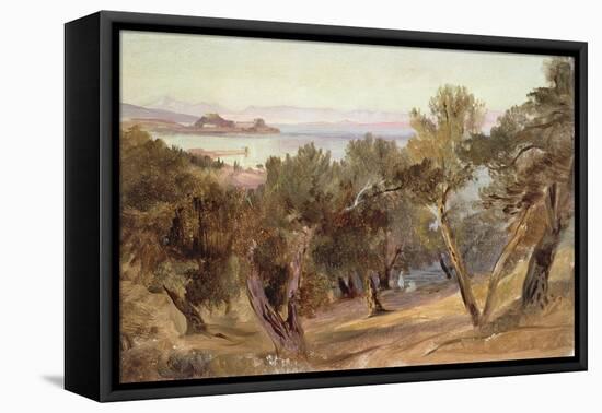 Corfu-Edward Lear-Framed Premier Image Canvas