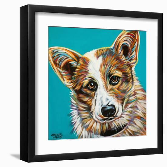 Corgi Cuteness I-Carolee Vitaletti-Framed Art Print