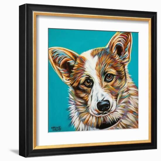 Corgi Cuteness I-Carolee Vitaletti-Framed Art Print