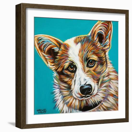 Corgi Cuteness I-Carolee Vitaletti-Framed Art Print