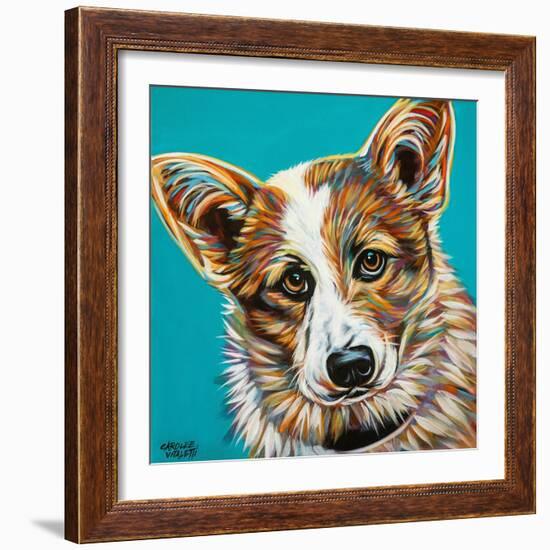 Corgi Cuteness I-Carolee Vitaletti-Framed Art Print