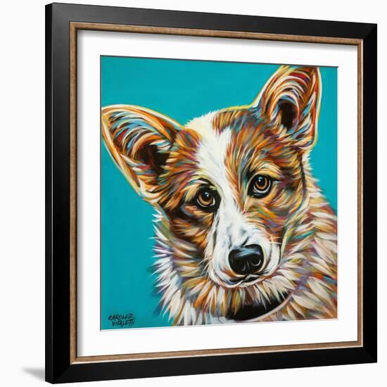 Corgi Cuteness I-Carolee Vitaletti-Framed Art Print