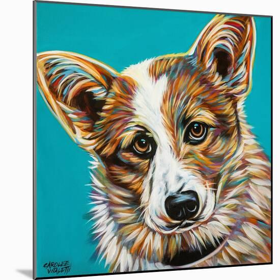 Corgi Cuteness I-Carolee Vitaletti-Mounted Art Print