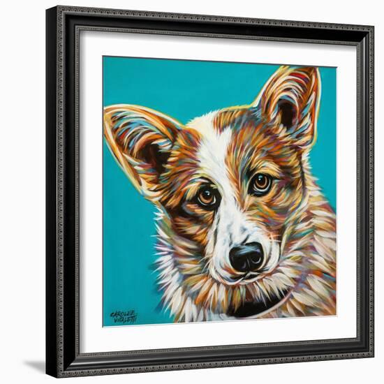 Corgi Cuteness I-Carolee Vitaletti-Framed Art Print