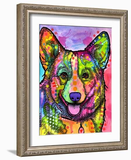 Corgi II-Dean Russo-Framed Giclee Print