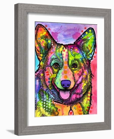 Corgi II-Dean Russo-Framed Giclee Print