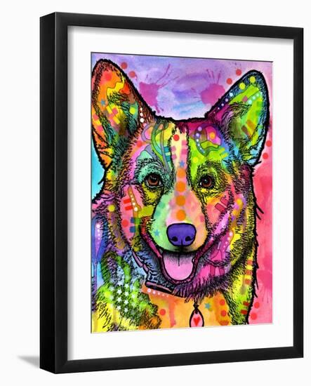 Corgi II-Dean Russo-Framed Giclee Print