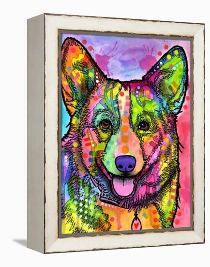 Corgi II-Dean Russo-Framed Premier Image Canvas