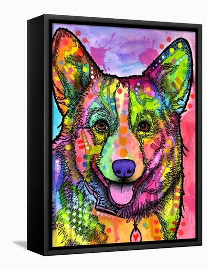 Corgi II-Dean Russo-Framed Premier Image Canvas