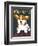 Corgi Love and Kindness-Ginger Oliphant-Framed Premium Giclee Print