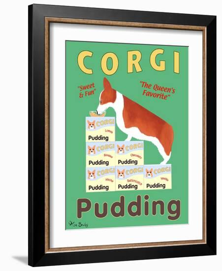 Corgi Pudding-Ken Bailey-Framed Giclee Print