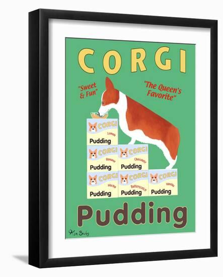 Corgi Pudding-Ken Bailey-Framed Giclee Print