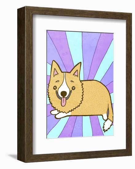 Corgi-My Zoetrope-Framed Art Print