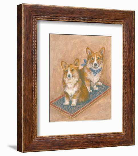 Corgis-Carol Ican-Framed Art Print