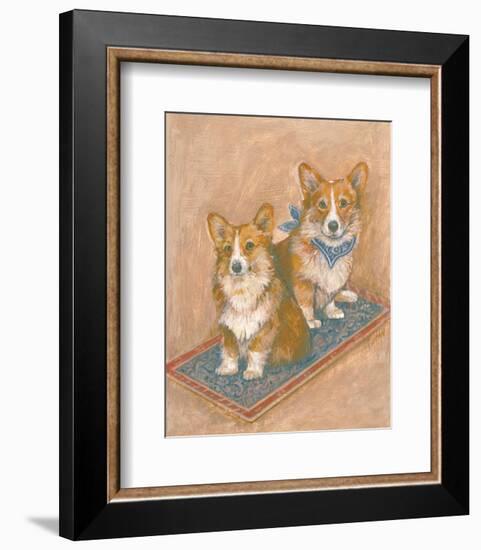 Corgis-Carol Ican-Framed Art Print