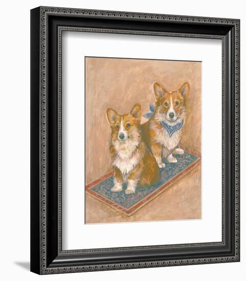 Corgis-Carol Ican-Framed Art Print