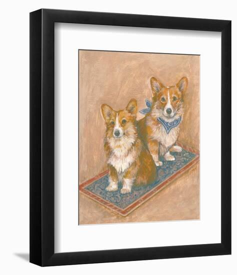 Corgis-Carol Ican-Framed Art Print