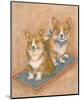 Corgis-Carol Ican-Mounted Art Print