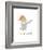 Corgragious! - Hannah Stephey Cartoon Dog Print-Hannah Stephey-Framed Art Print