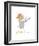 Corgragious! - Hannah Stephey Cartoon Dog Print-Hannah Stephey-Framed Art Print