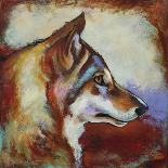 Wolf Portrait-Corina St. Martin-Framed Giclee Print