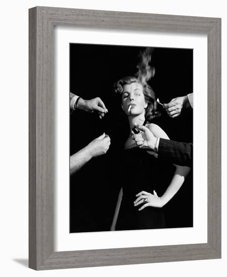 Corinne Calvet, 1948-null-Framed Photographic Print