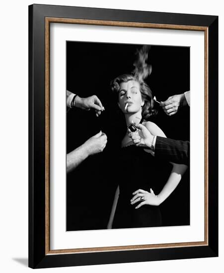 Corinne Calvet, 1948-null-Framed Photographic Print