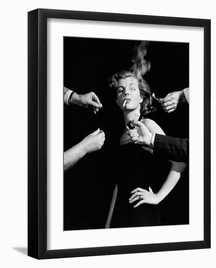 Corinne Calvet, 1948-null-Framed Photographic Print