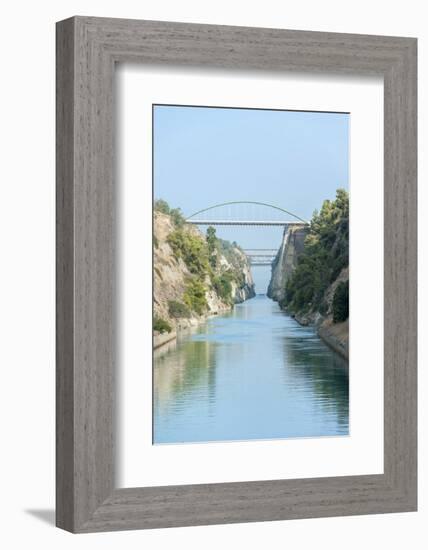 Corinth Canal, Greece, Europe-Jim Engelbrecht-Framed Photographic Print