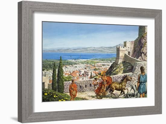 Corinth - Citadel at the Crossroads-Payne-Framed Giclee Print