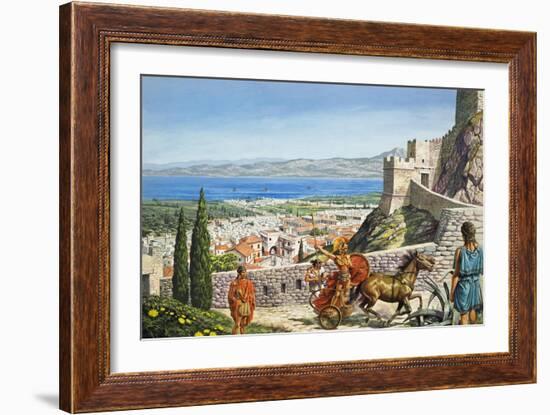 Corinth - Citadel at the Crossroads-Payne-Framed Giclee Print