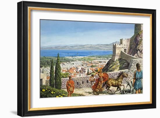 Corinth - Citadel at the Crossroads-Payne-Framed Giclee Print