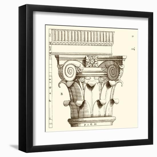 Corinthian Detail I-Vision Studio-Framed Art Print