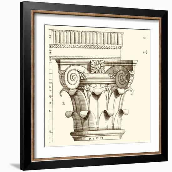 Corinthian Detail I-Vision Studio-Framed Premium Giclee Print