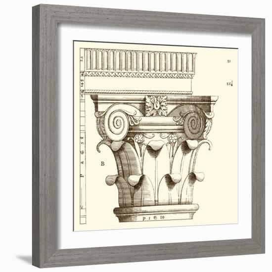 Corinthian Detail I-Vision Studio-Framed Art Print