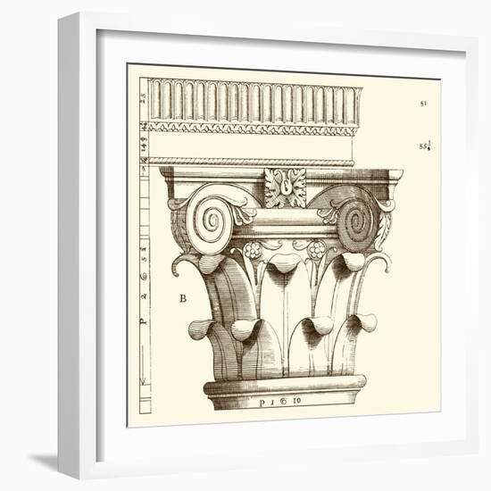 Corinthian Detail I-Vision Studio-Framed Art Print